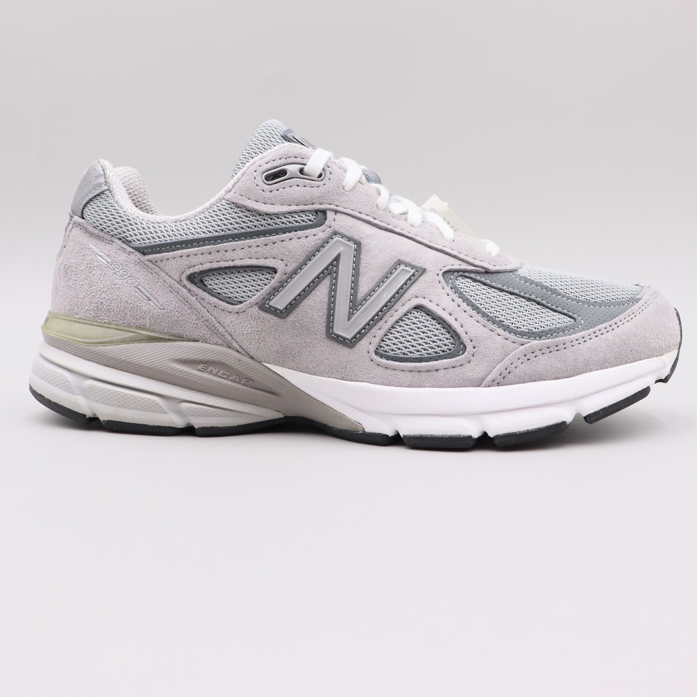 New Balance 990v4 USA Made Grey Castlerock Sneakers Womens Size 10D Wide W990GL4